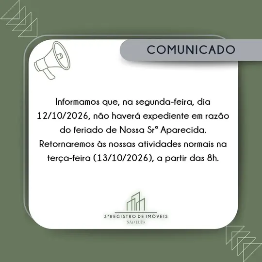 Post do Instagram feito pela MPC para o 3º Registro de Imóveis de São Luís