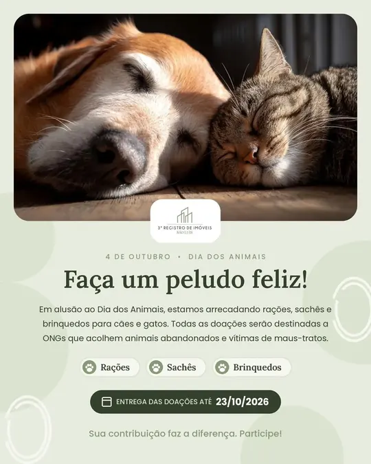 Post do Instagram feito pela MPC para o 3º Registro de Imóveis de São Luís