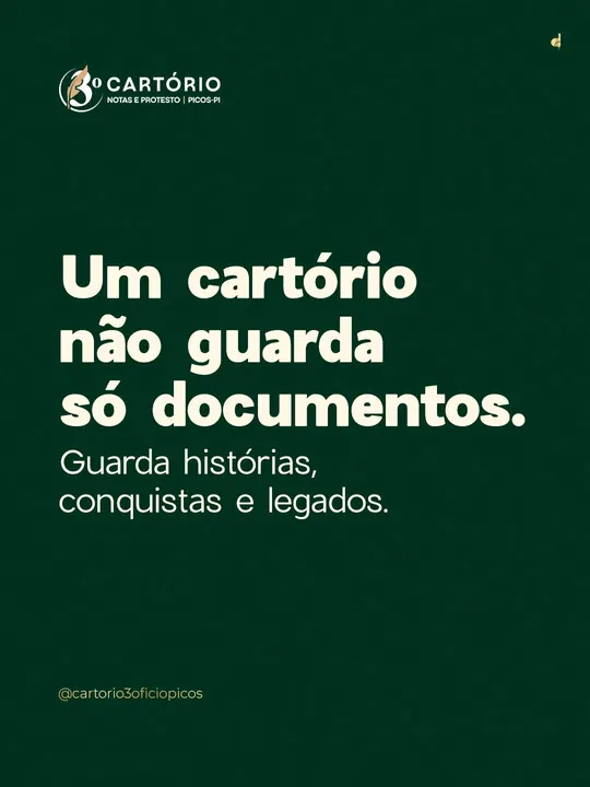 Post do Instagram feito pela MPC para o 3º Ofício de Picos