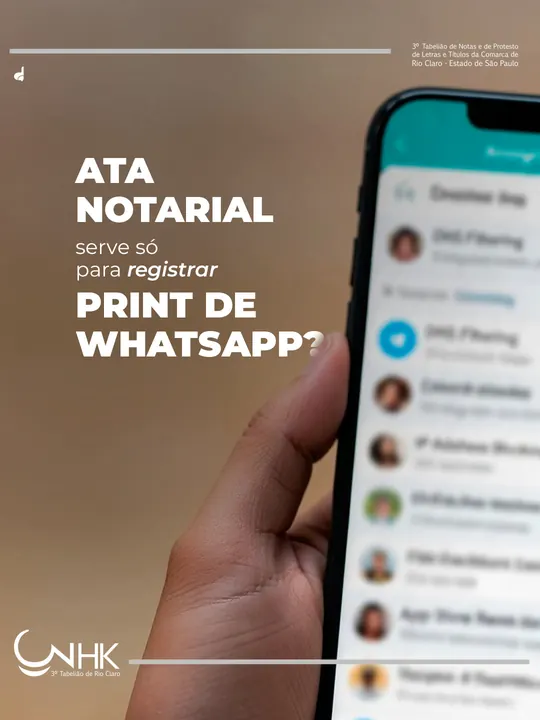 Post do Instagram feito pela MPC para o 3º Cartório de Rio Claro