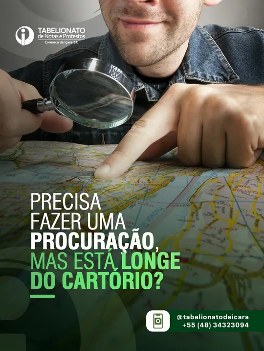 Post do Instagram feito pela MPC para o Tabelionato de Içara